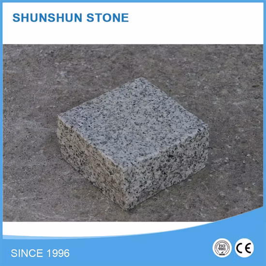 Pavé de granit non poli cube extérieur