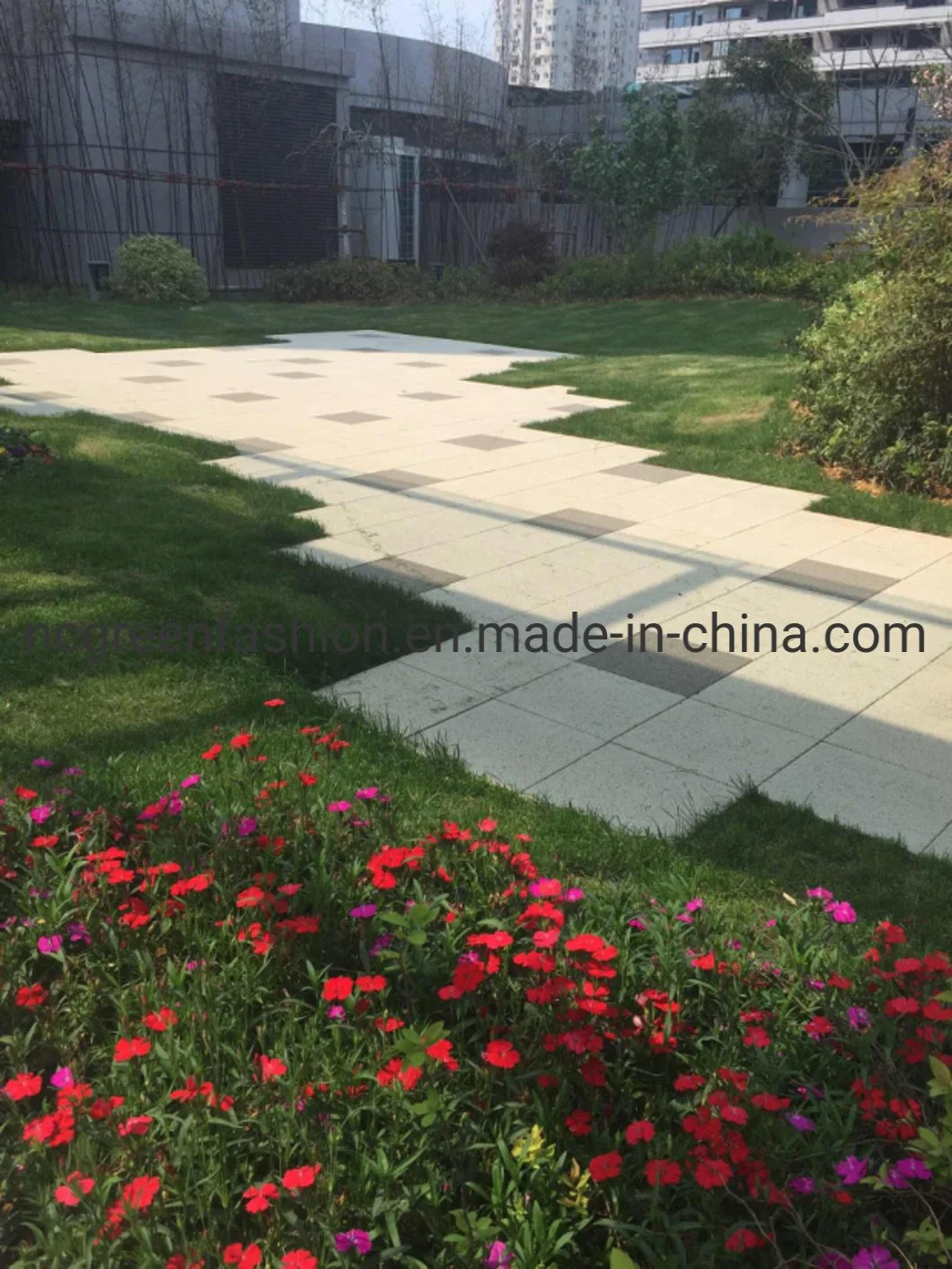 Paving Water Permeable Ceramic Brick Blind Tracks Bricks for Road